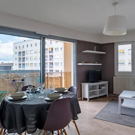 Le Saint Aloise - Balcon, Vue A 10min Du Centre Strasbourg